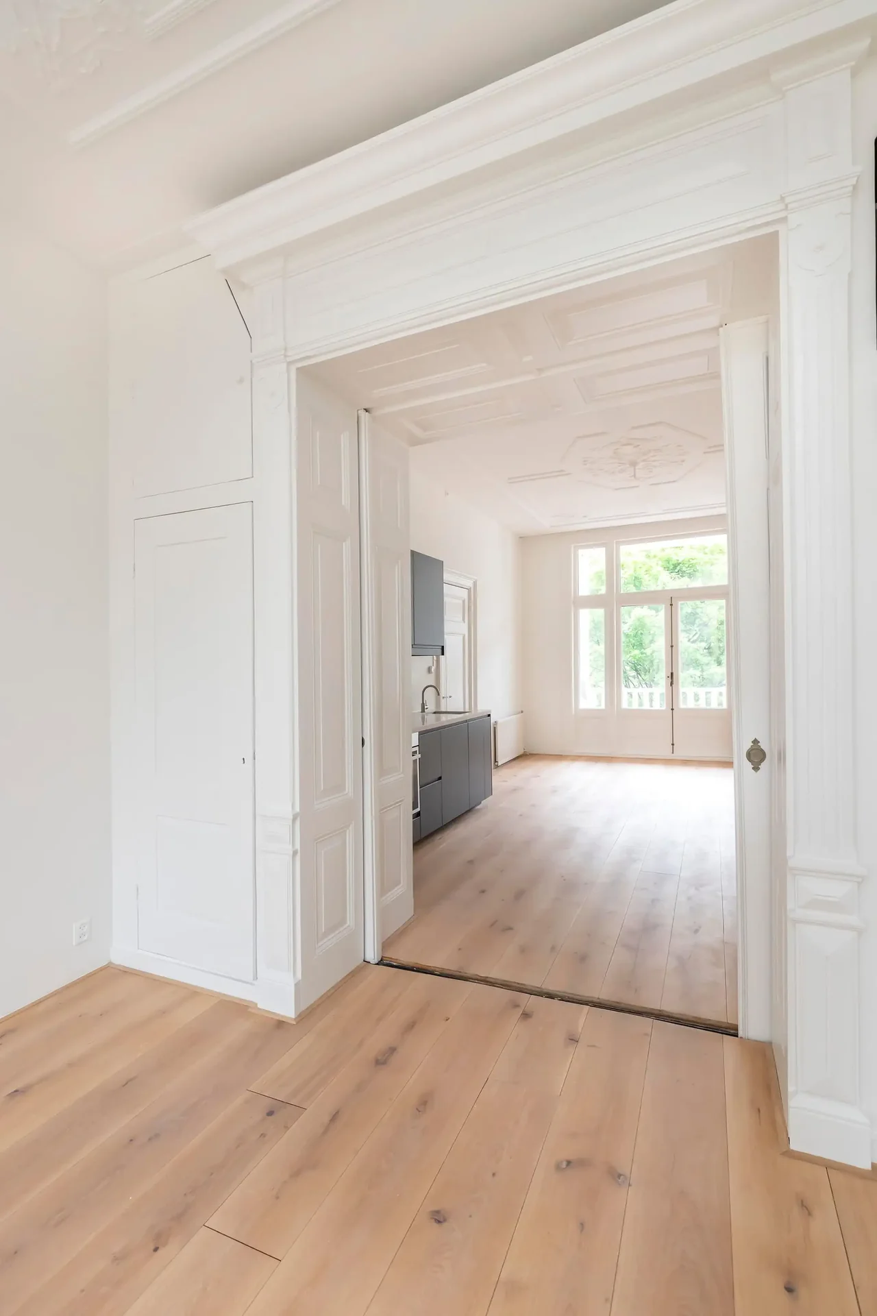 geblurde versie van de foto als achtergrond