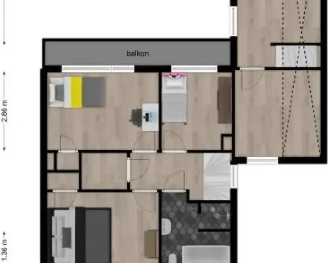 Foto van de Appartement gelegen aan de Vincent van Goghlaan in Waalre