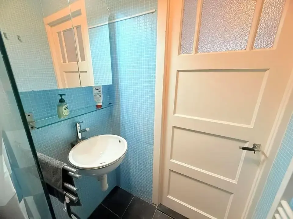 geblurde versie van de foto als achtergrond