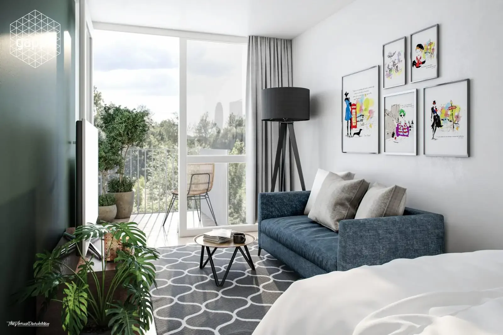 Foto van de Appartement gelegen aan de Olivier van Noortlaan in Vlaardingen