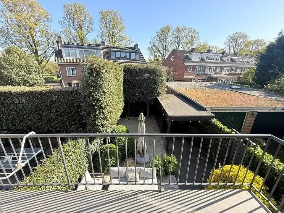 geblurde versie van de foto als achtergrond