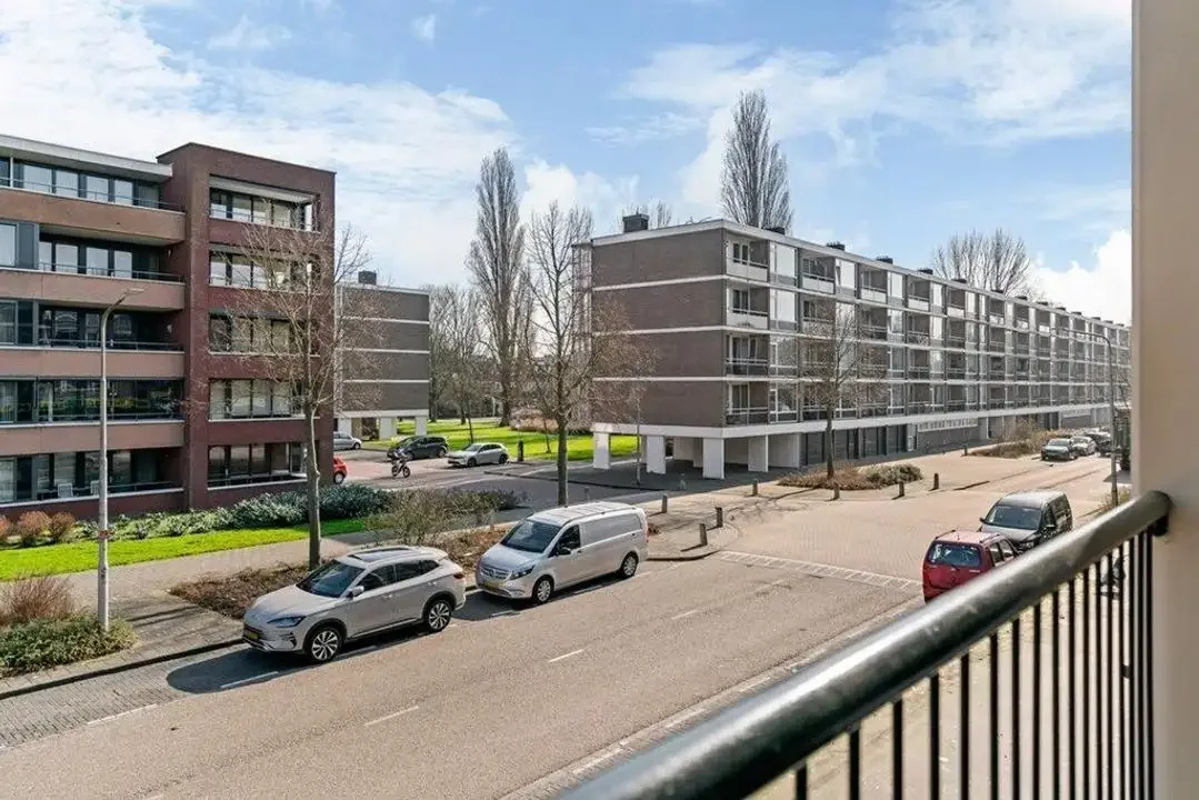 geblurde versie van de foto als achtergrond