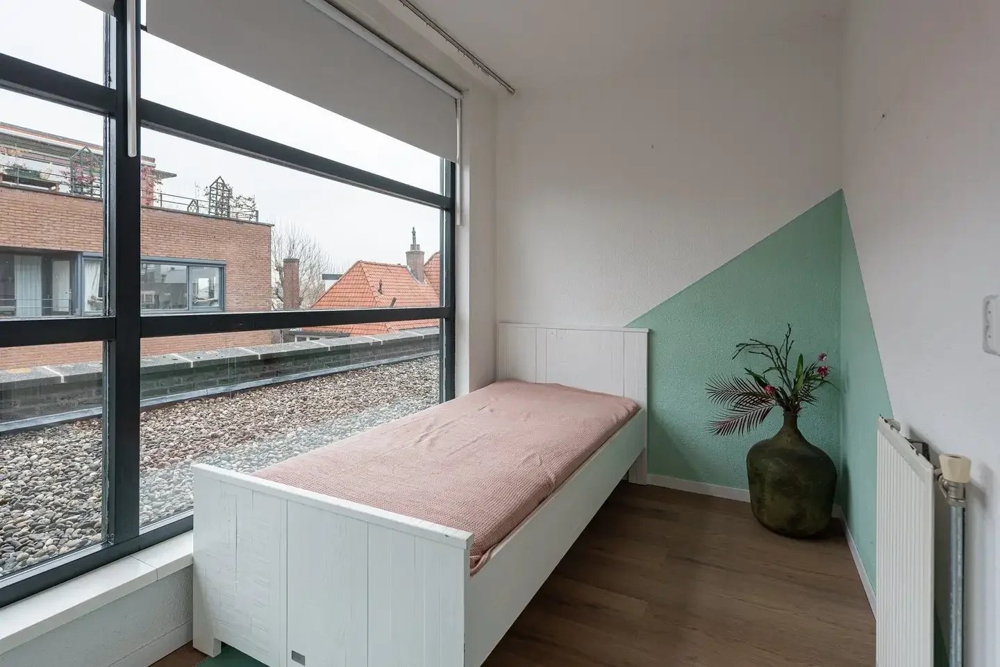 geblurde versie van de foto als achtergrond