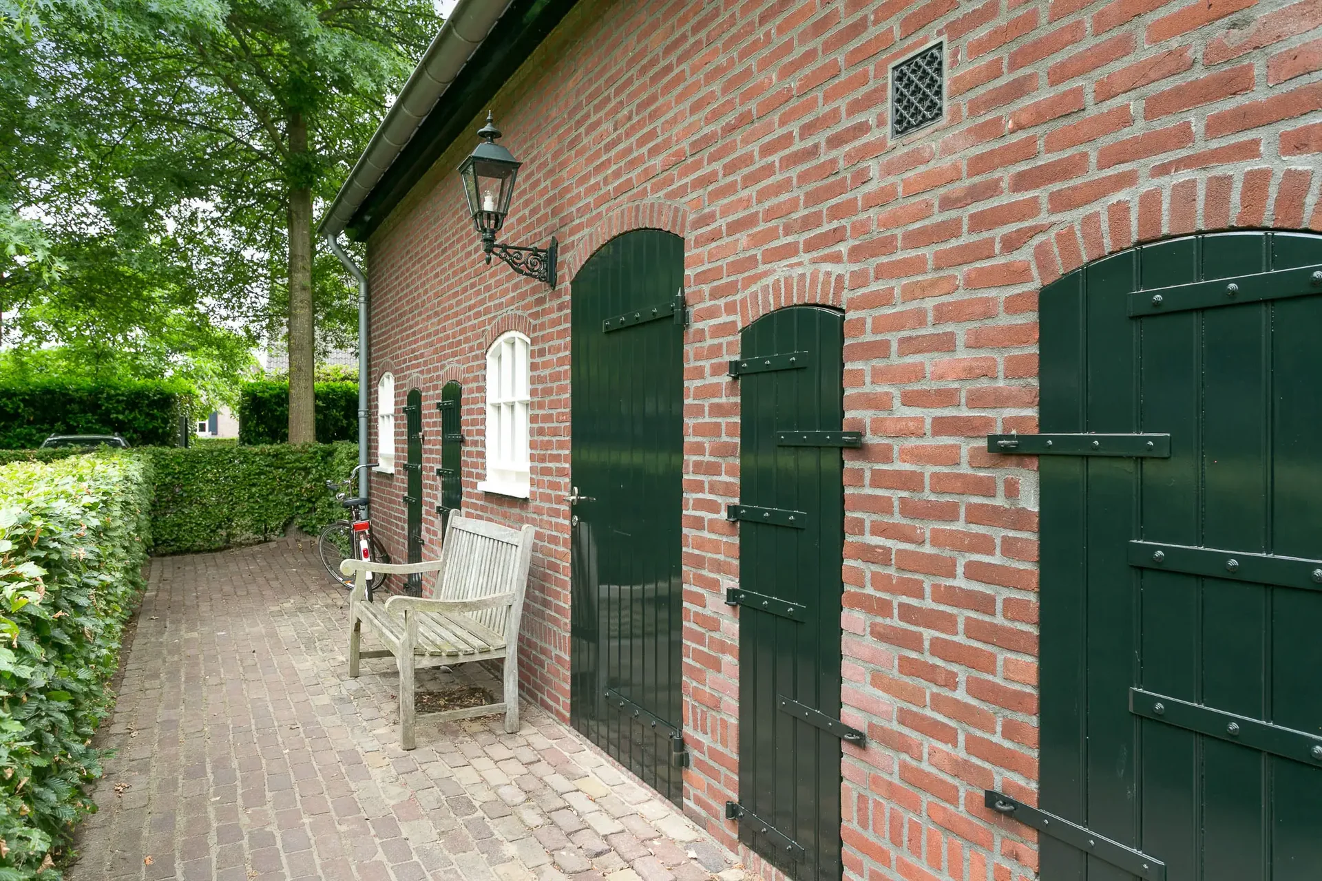 geblurde versie van de foto als achtergrond