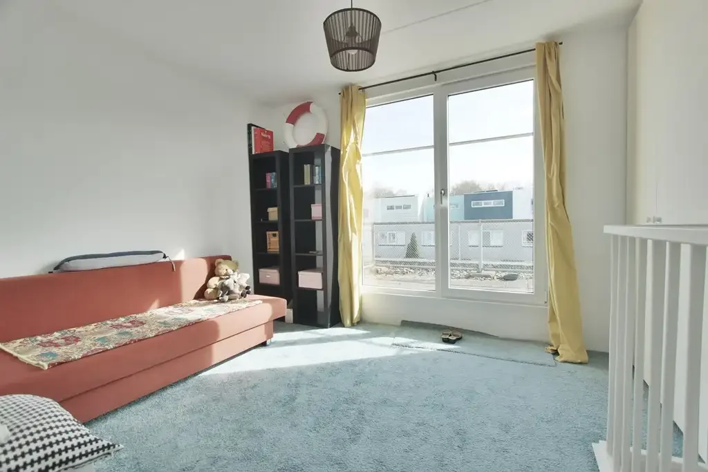 geblurde versie van de foto als achtergrond