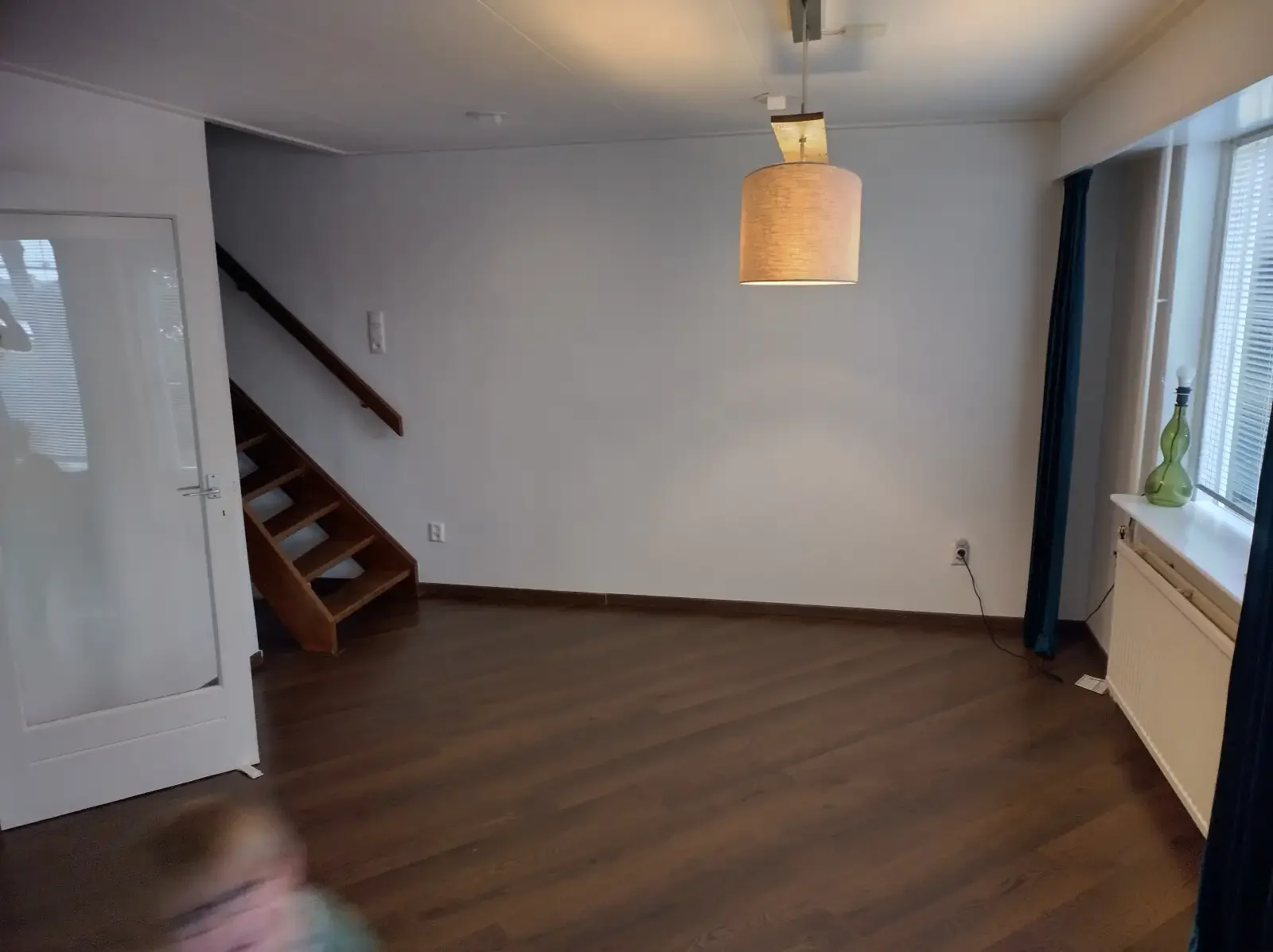 geblurde versie van de foto als achtergrond