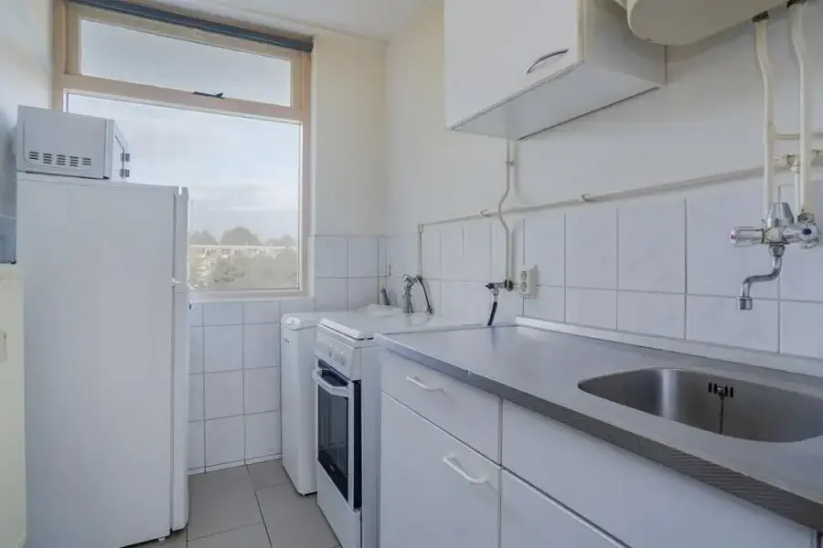 geblurde versie van de foto als achtergrond