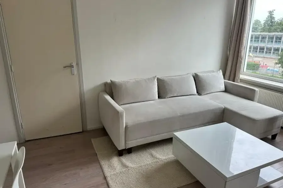geblurde versie van de foto als achtergrond