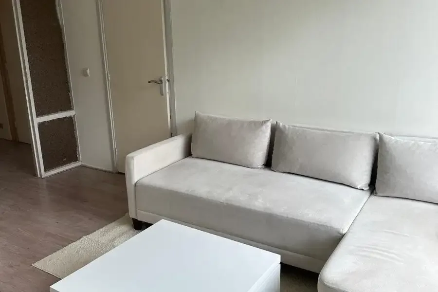 geblurde versie van de foto als achtergrond