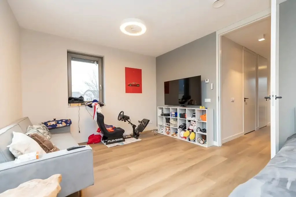 geblurde versie van de foto als achtergrond