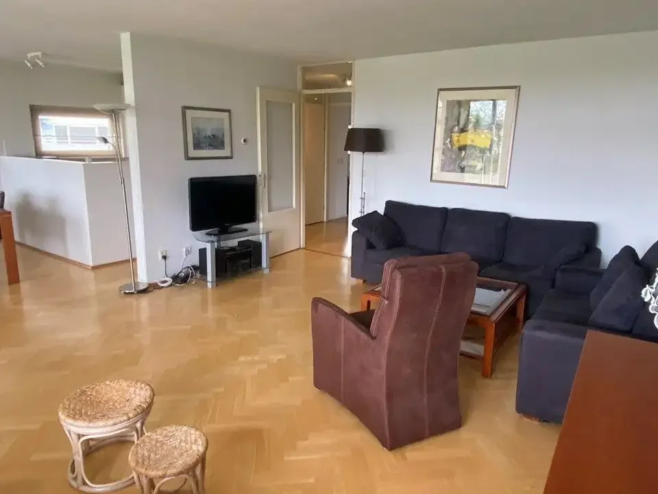 geblurde versie van de foto als achtergrond