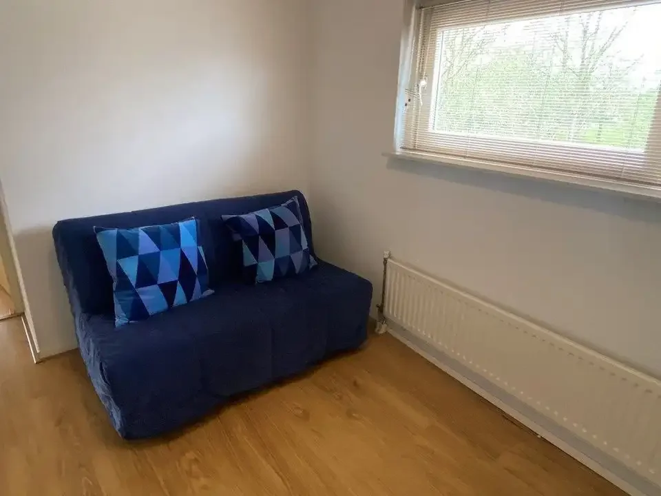 geblurde versie van de foto als achtergrond