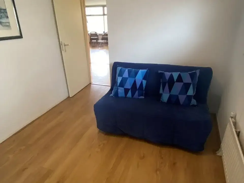 geblurde versie van de foto als achtergrond