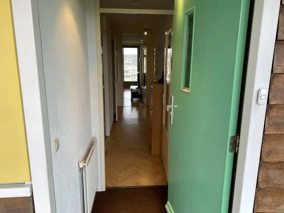 geblurde versie van de foto als achtergrond