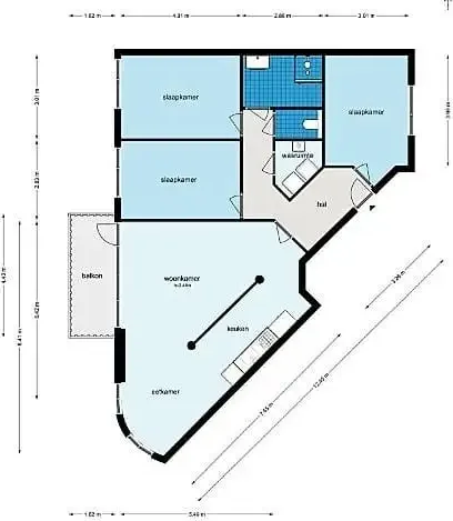 Foto van de Appartement gelegen aan de Catharina Boudewijnshof in Amsterdam