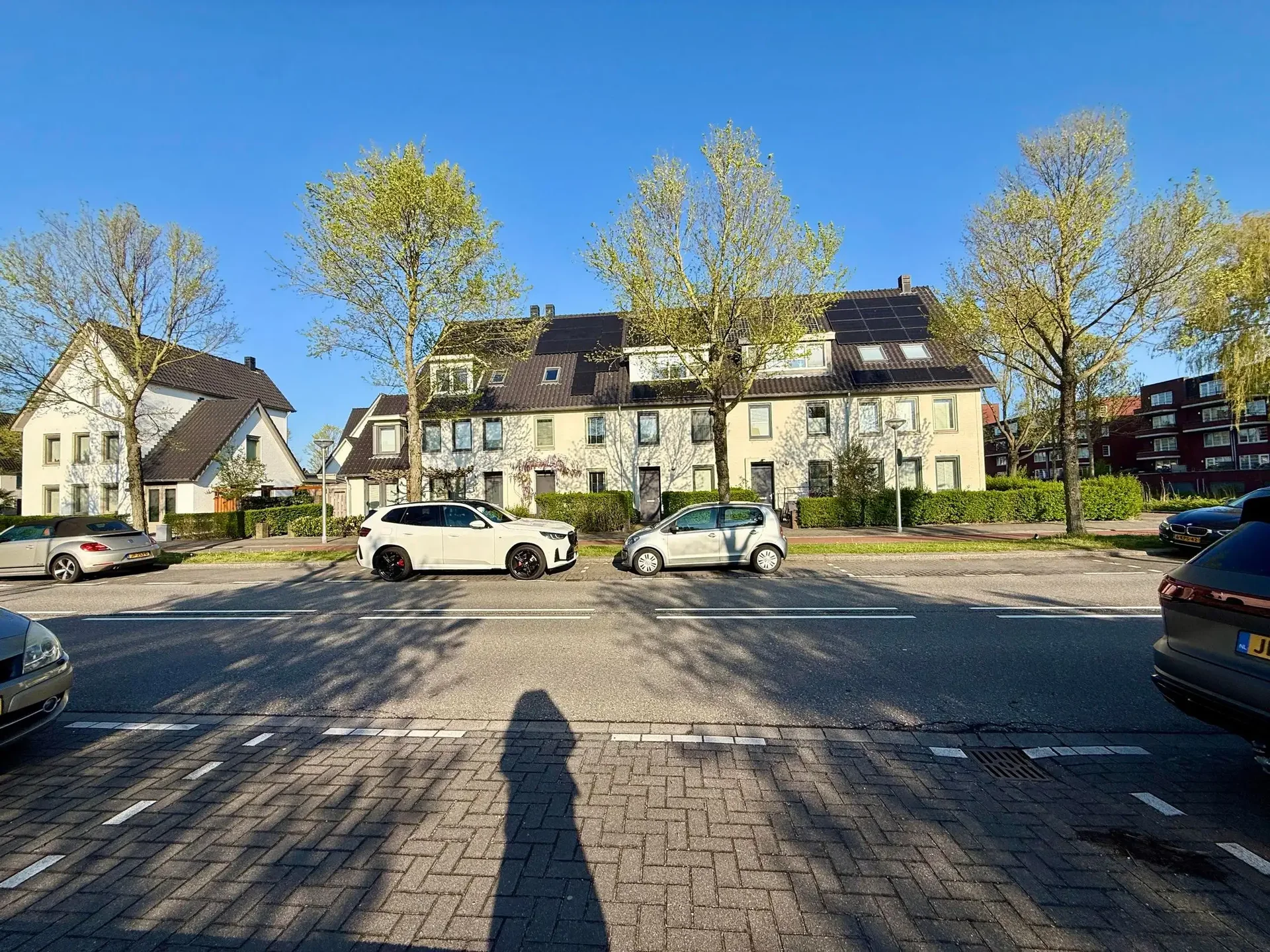 geblurde versie van de foto als achtergrond