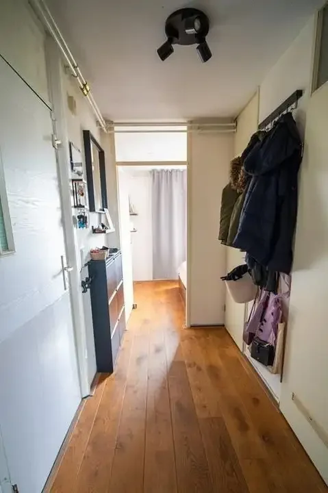 geblurde versie van de foto als achtergrond