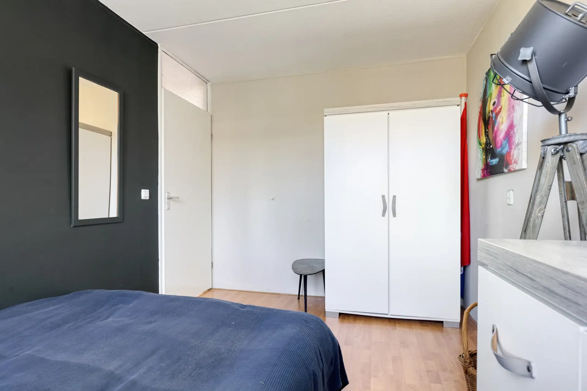 geblurde versie van de foto als achtergrond
