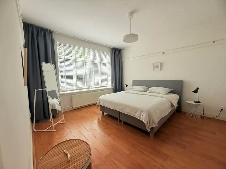 geblurde versie van de foto als achtergrond