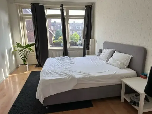 geblurde versie van de foto als achtergrond