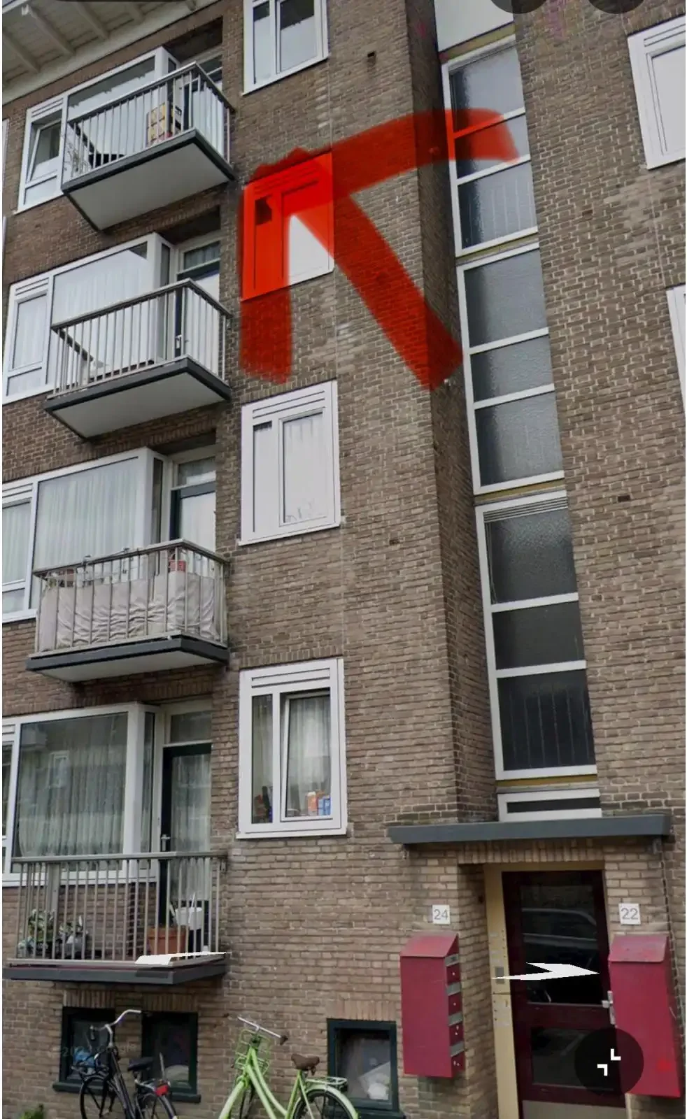 Foto van de Appartement gelegen aan de Lauernessestraat in Amsterdam