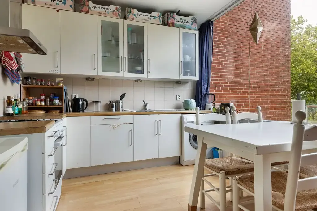 geblurde versie van de foto als achtergrond