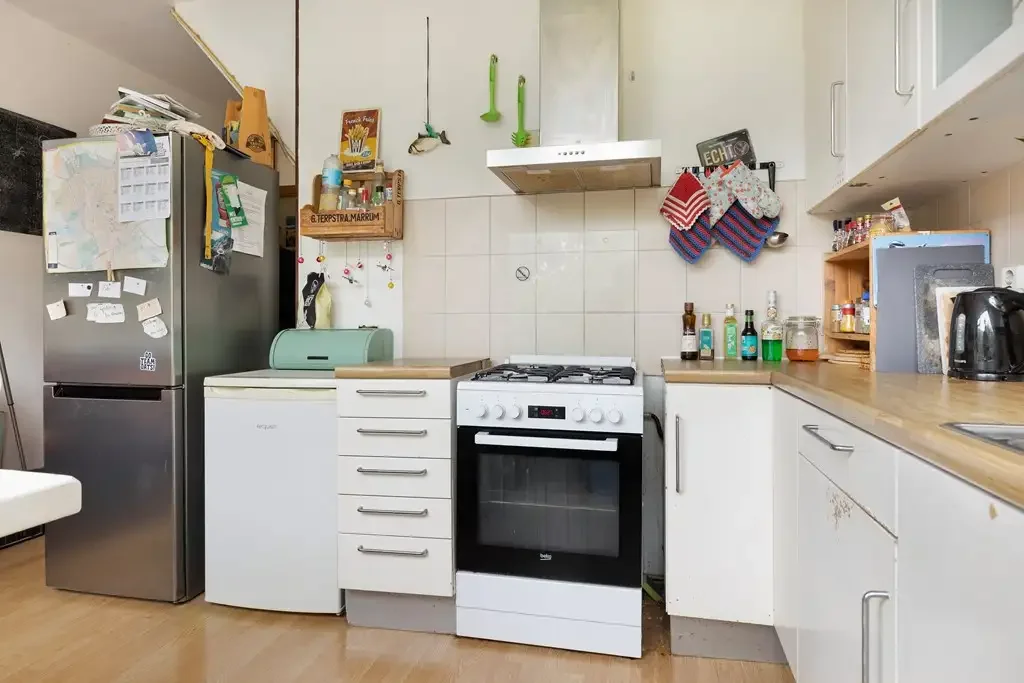 geblurde versie van de foto als achtergrond
