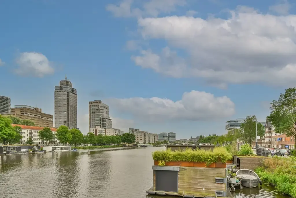 geblurde versie van de foto als achtergrond