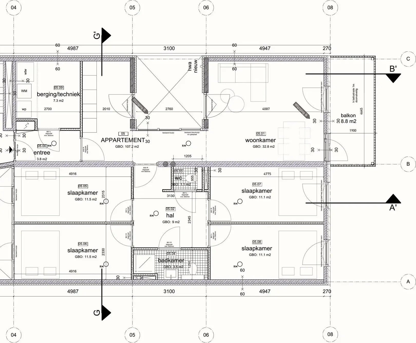 Foto van de Appartement gelegen aan de 's-Gravendijkwal in Rotterdam
