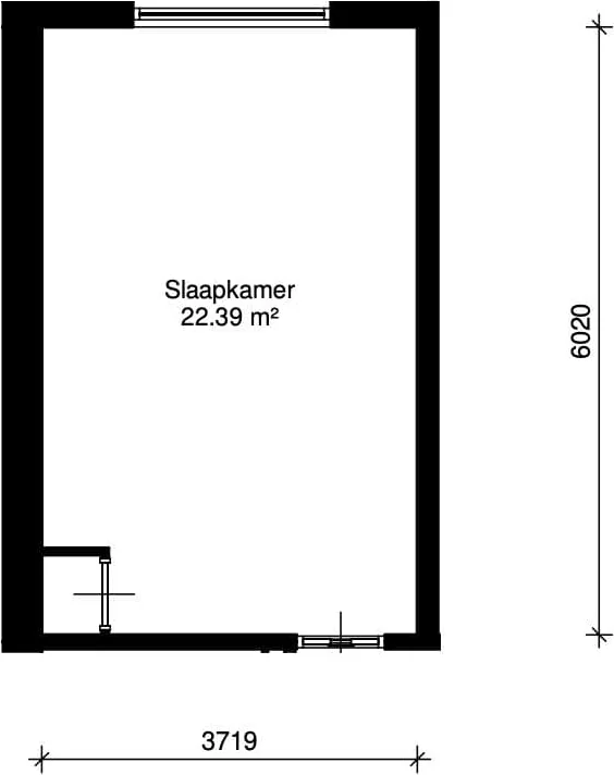Foto van de Kamer gelegen aan de Clara van Sparwoudestraat in Delft