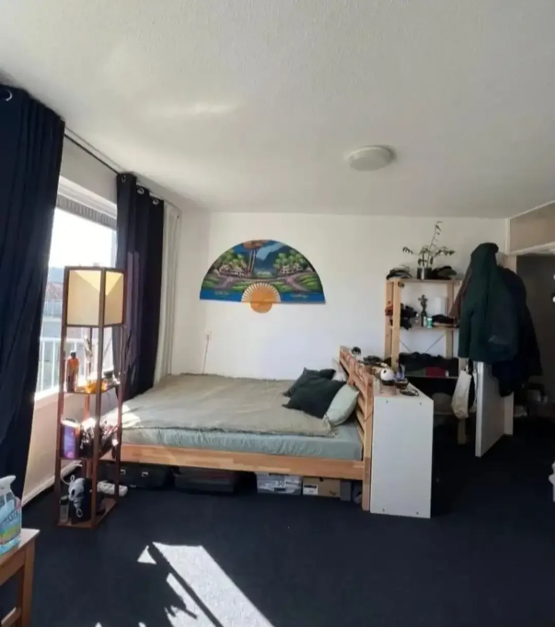 geblurde versie van de foto als achtergrond