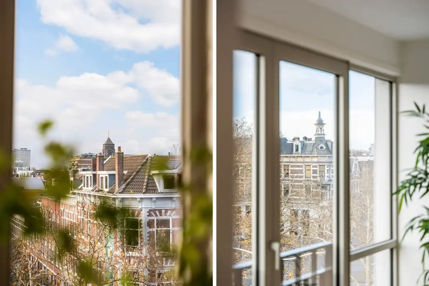 geblurde versie van de foto als achtergrond