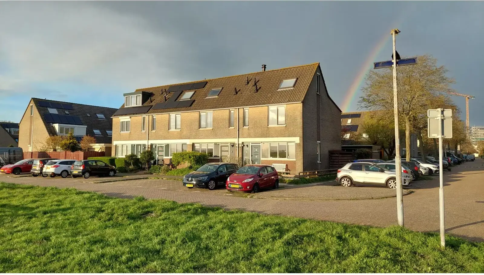 geblurde versie van de foto als achtergrond