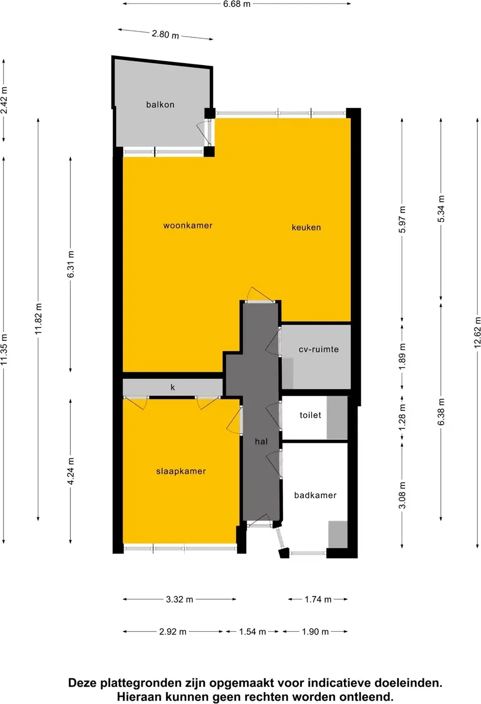 Foto van de Appartement gelegen aan de Kruiskade in Rotterdam