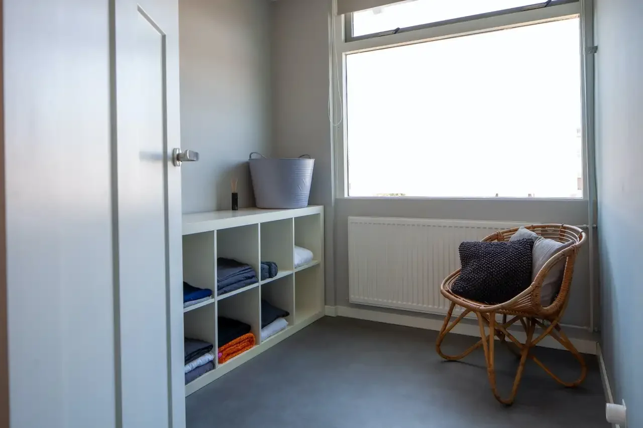 geblurde versie van de foto als achtergrond