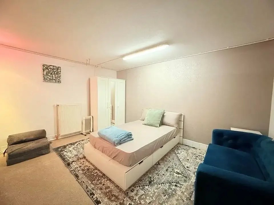 geblurde versie van de foto als achtergrond