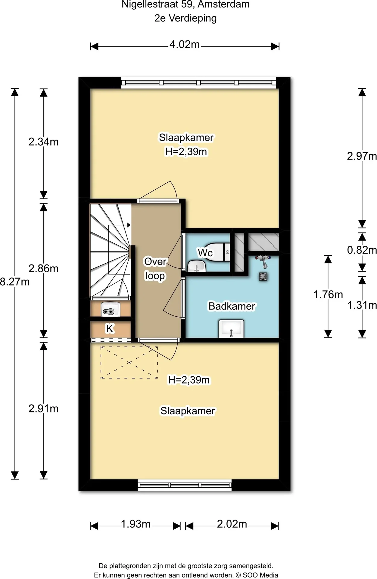 Foto van de Appartement gelegen aan de Nigellestraat in Amsterdam