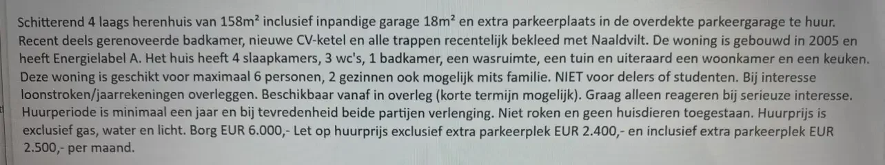Foto van de Appartement gelegen aan de Vrederustlaan in Den Haag