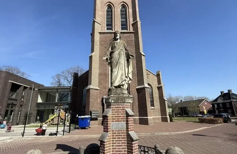 geblurde versie van de foto als achtergrond