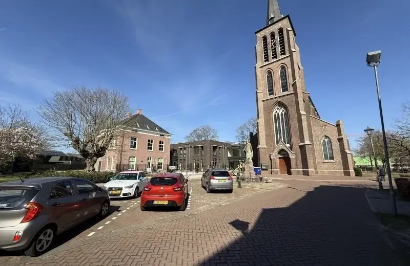 geblurde versie van de foto als achtergrond