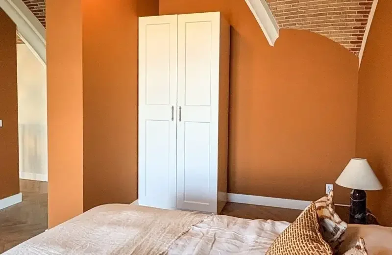 geblurde versie van de foto als achtergrond