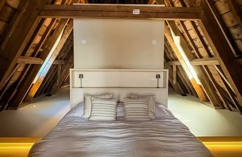 geblurde versie van de foto als achtergrond