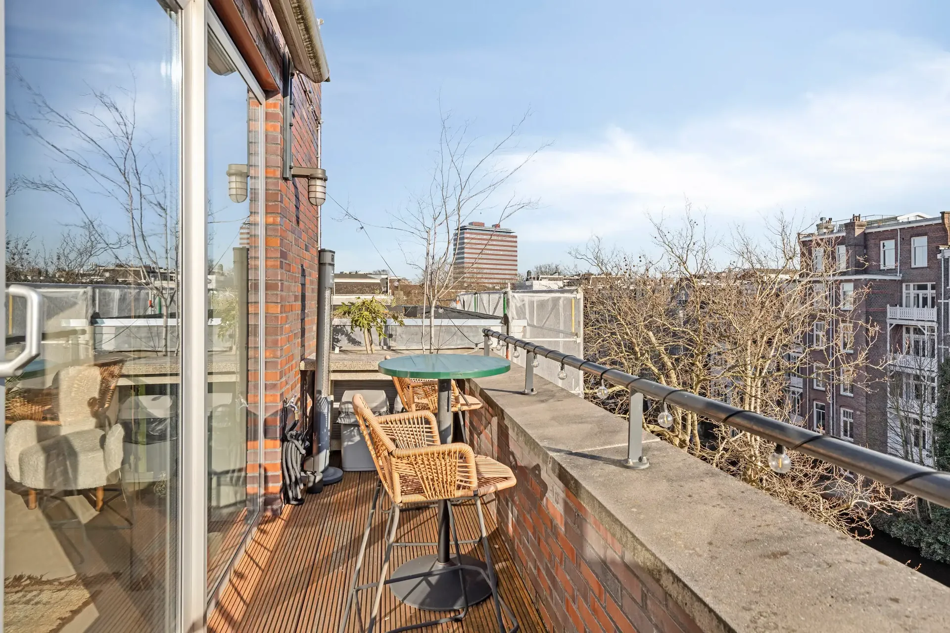 Foto van de Appartement gelegen aan de Lijnbaansgracht in Amsterdam