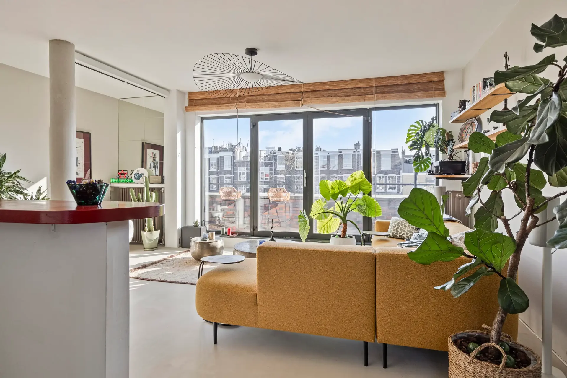 Foto van de Appartement gelegen aan de Lijnbaansgracht in Amsterdam