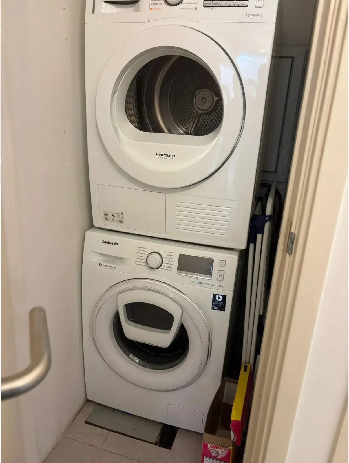 geblurde versie van de foto als achtergrond