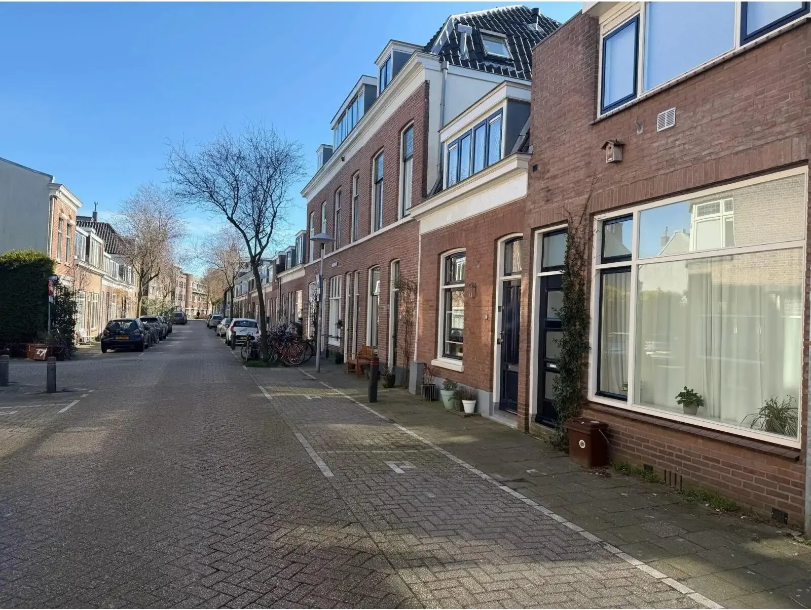 geblurde versie van de foto als achtergrond