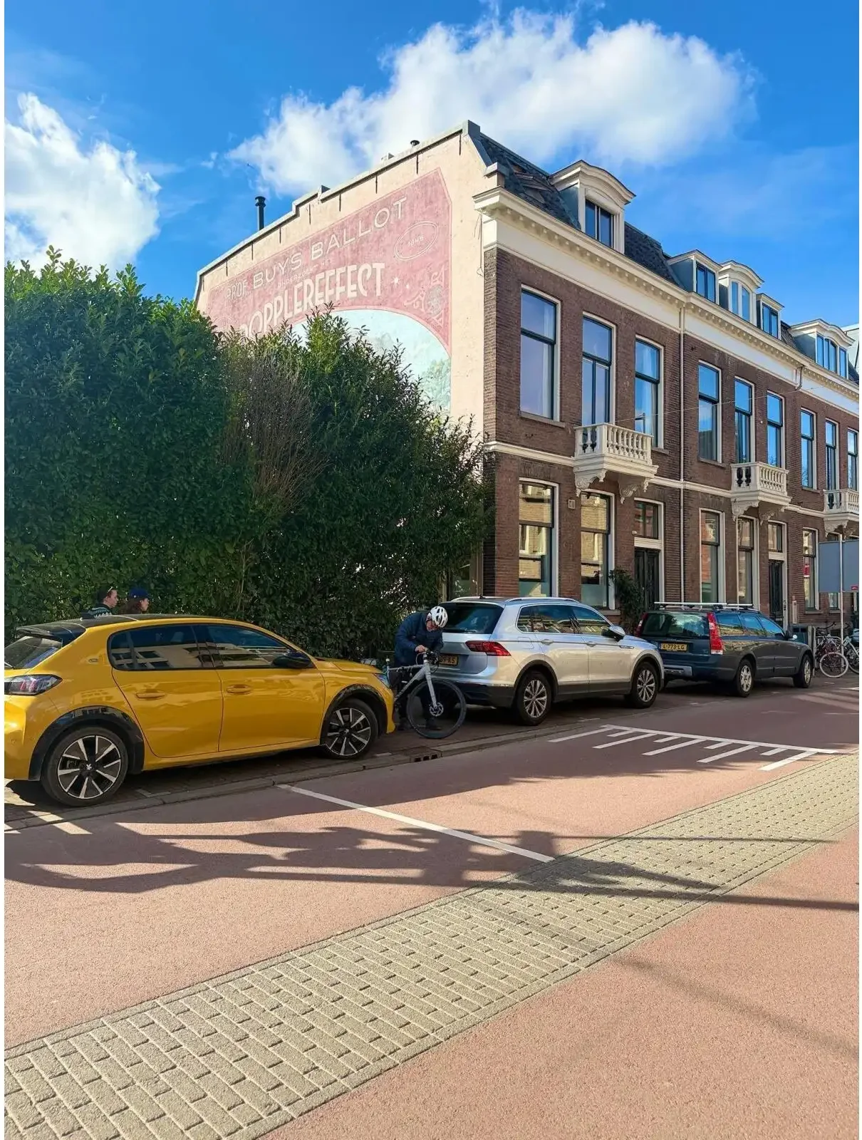 geblurde versie van de foto als achtergrond