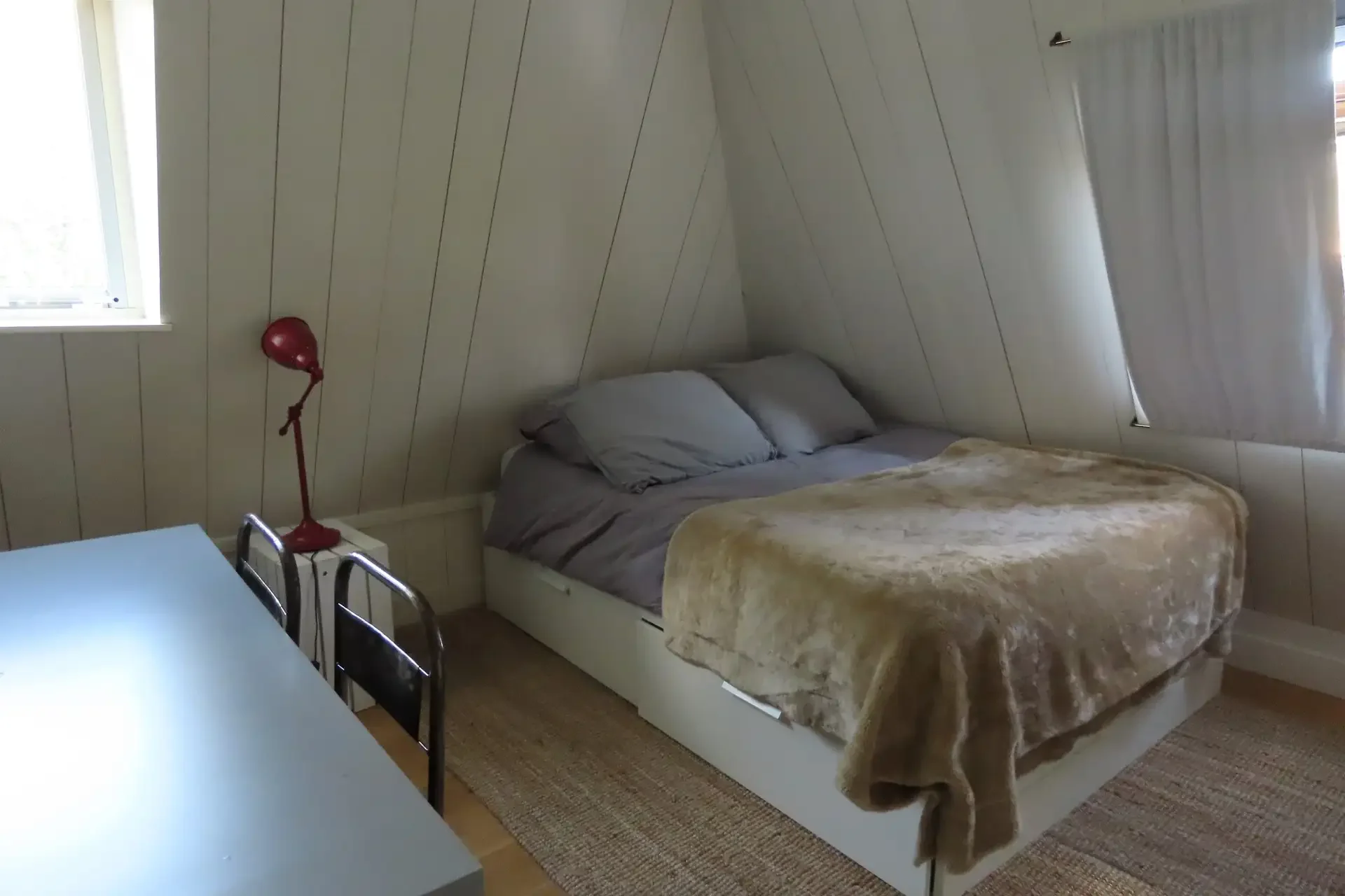 geblurde versie van de foto als achtergrond