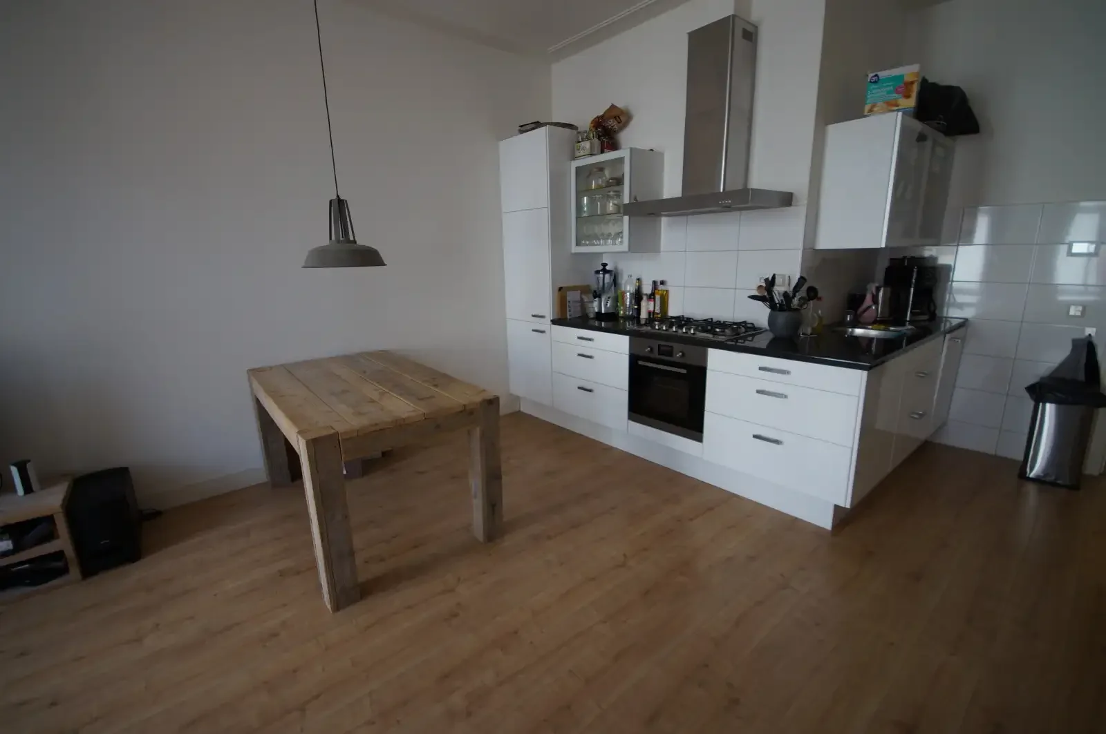 geblurde versie van de foto als achtergrond