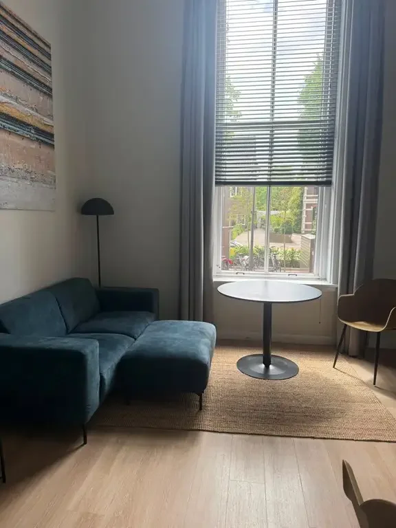 geblurde versie van de foto als achtergrond
